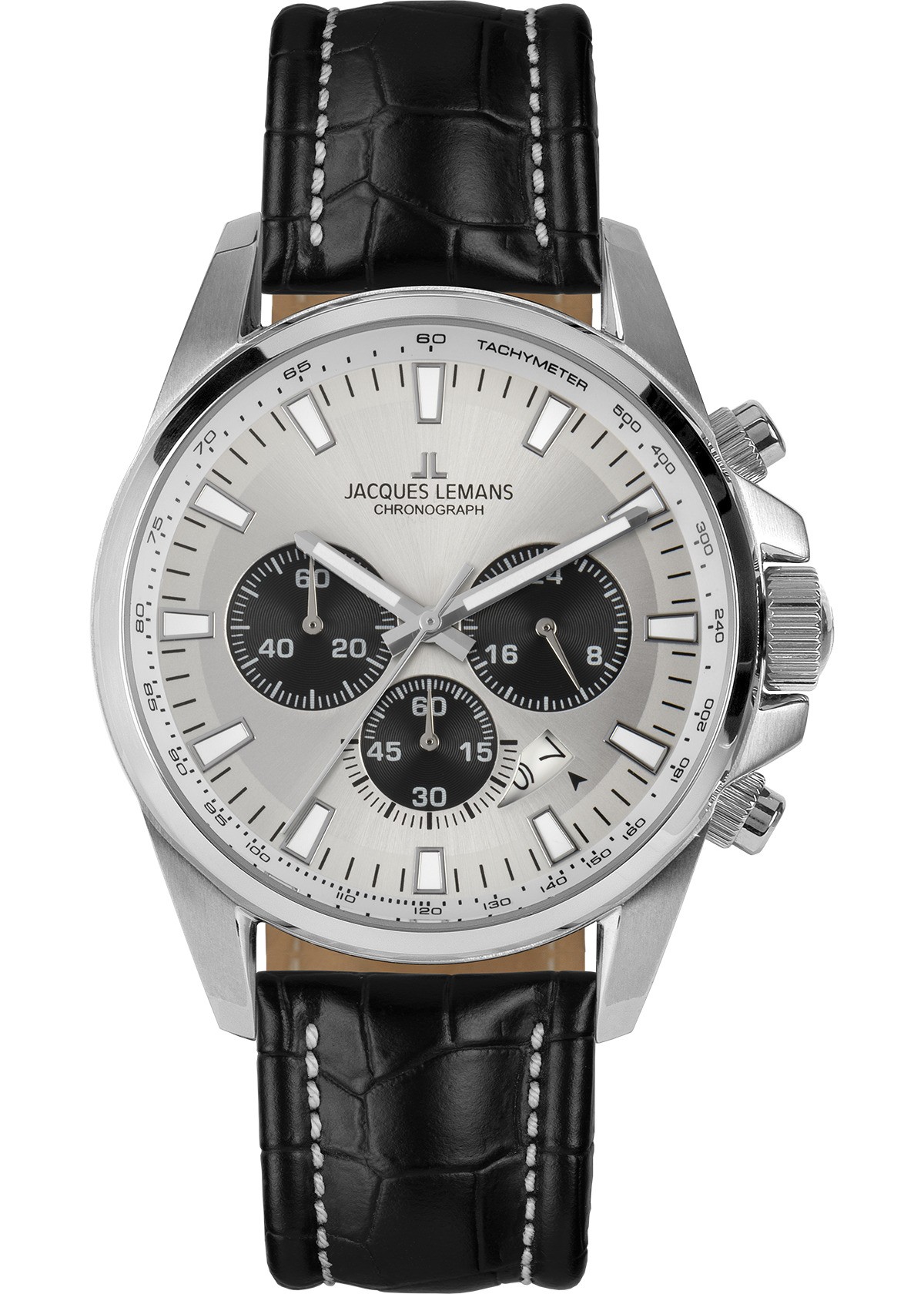Orologio cronografo pelle Sport Jacques Lemans 1-1876G - JACQUES LEMANS