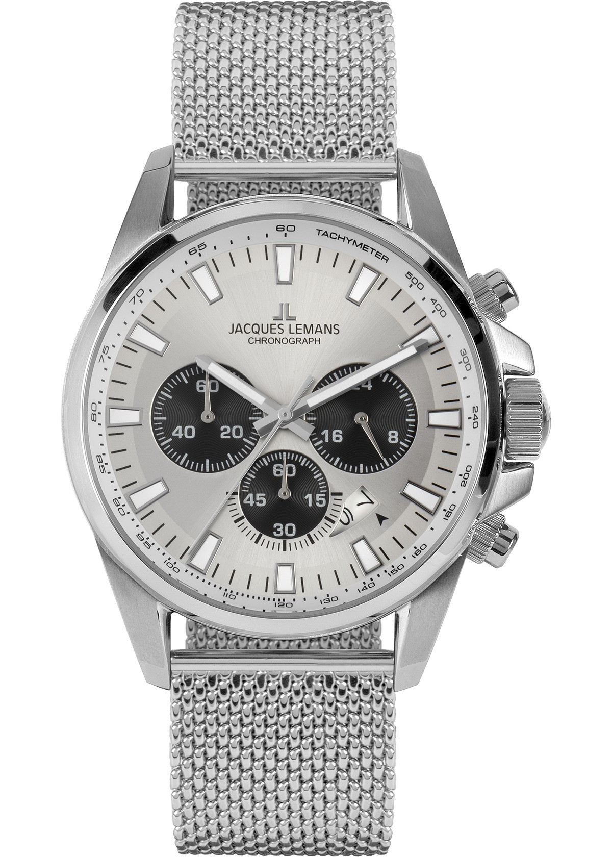 Orologio cronografo acciaio Sport Jacques Lemans 1-1876K - JACQUES LEMANS