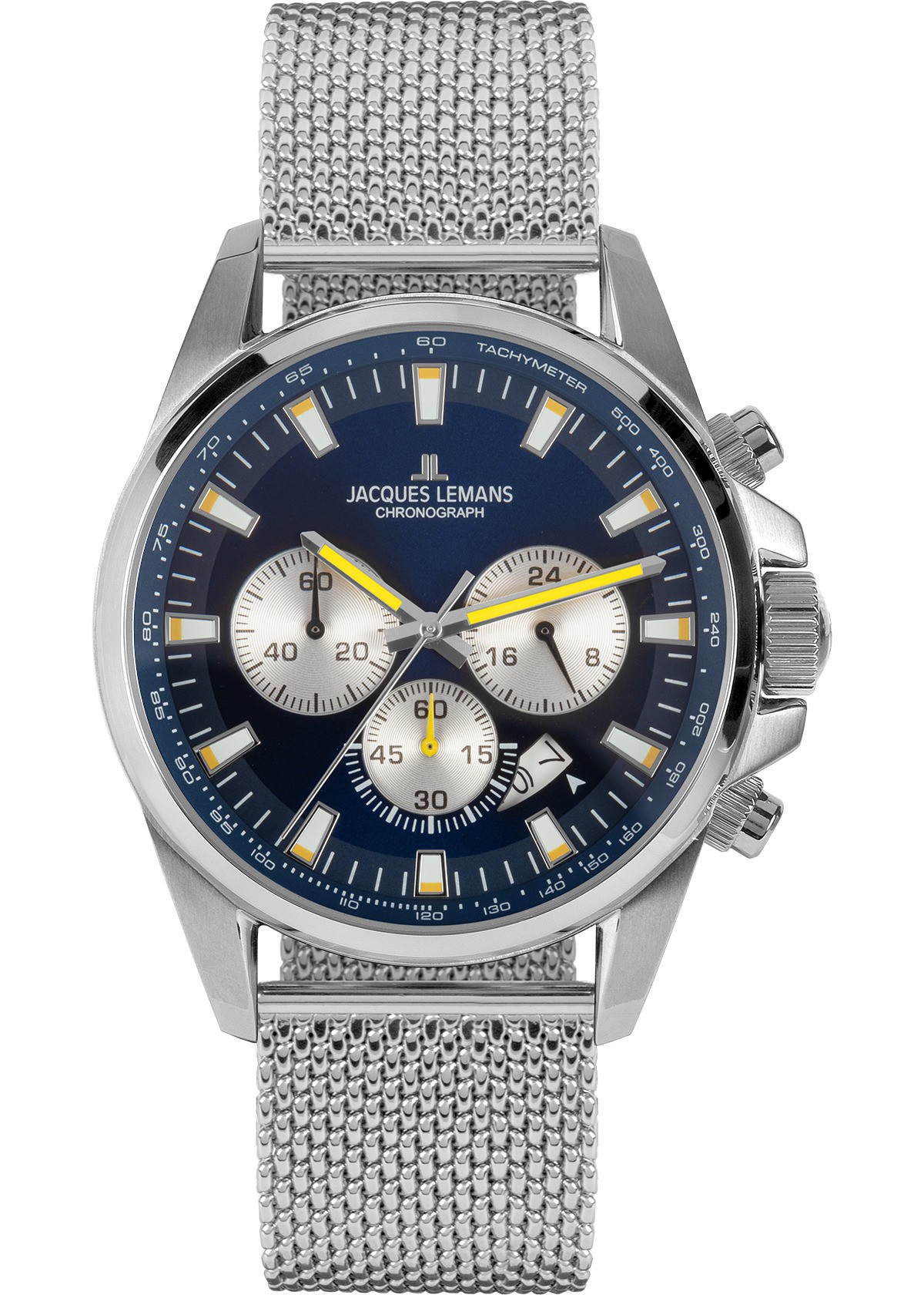 Orologio cronografo acciaio blu Sport Jacques Lemans 1-1876L - JACQUES LEMANS