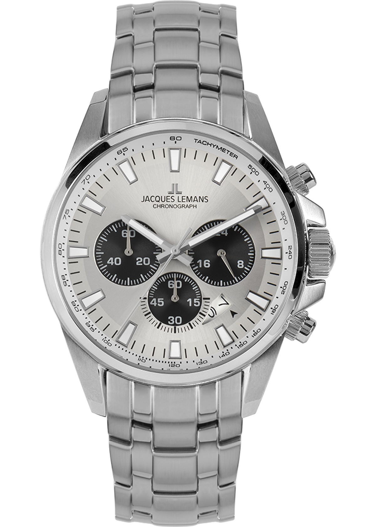 Orologio cronografo acciaio Sport Jacques Lemans 1-1876W - JACQUES LEMANS