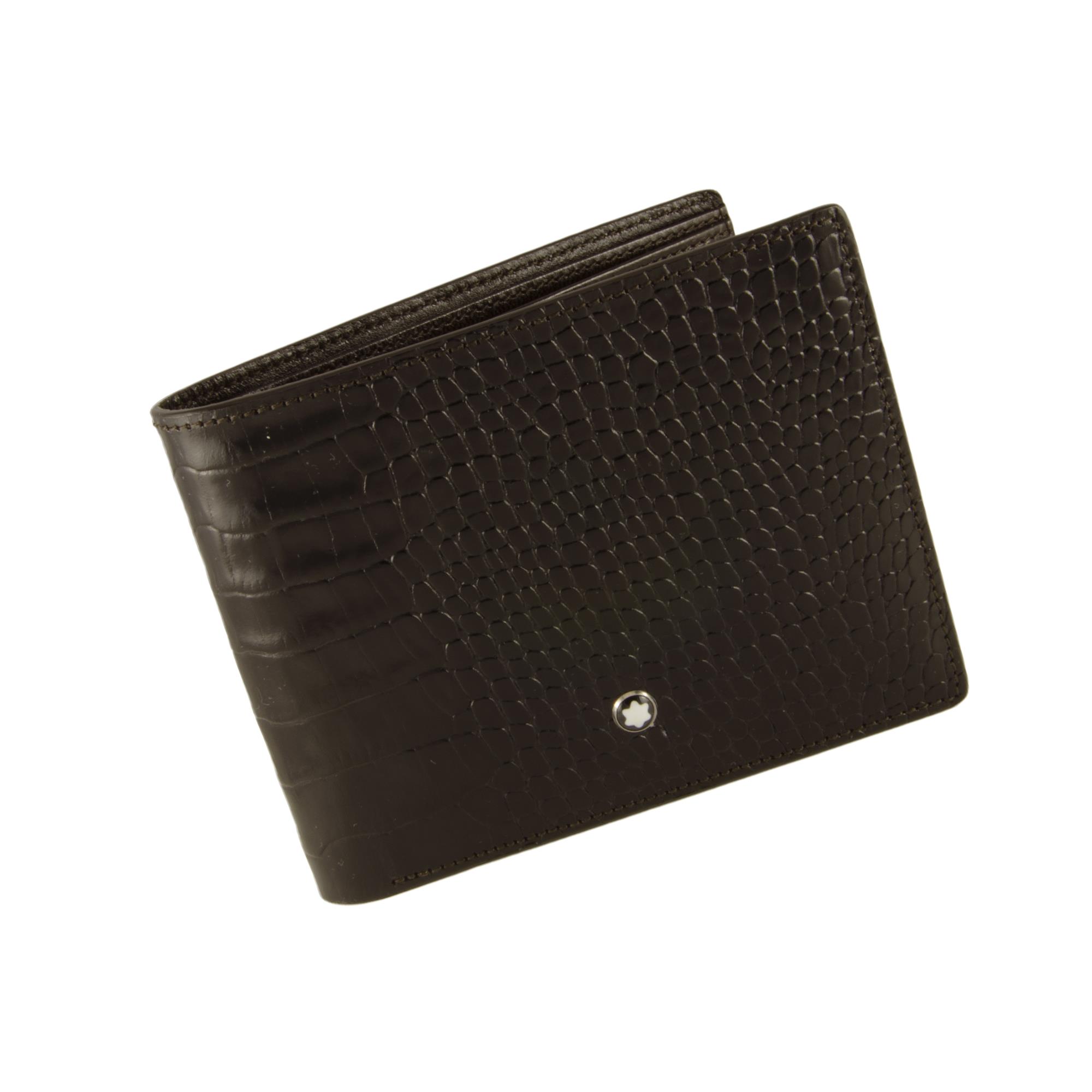 PORTAFOGLIO IN PELLE MOCHA 8CC - MONTBLANC