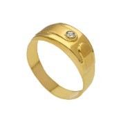Anello da uomo in oro giallo 18 kt - ORO&CO