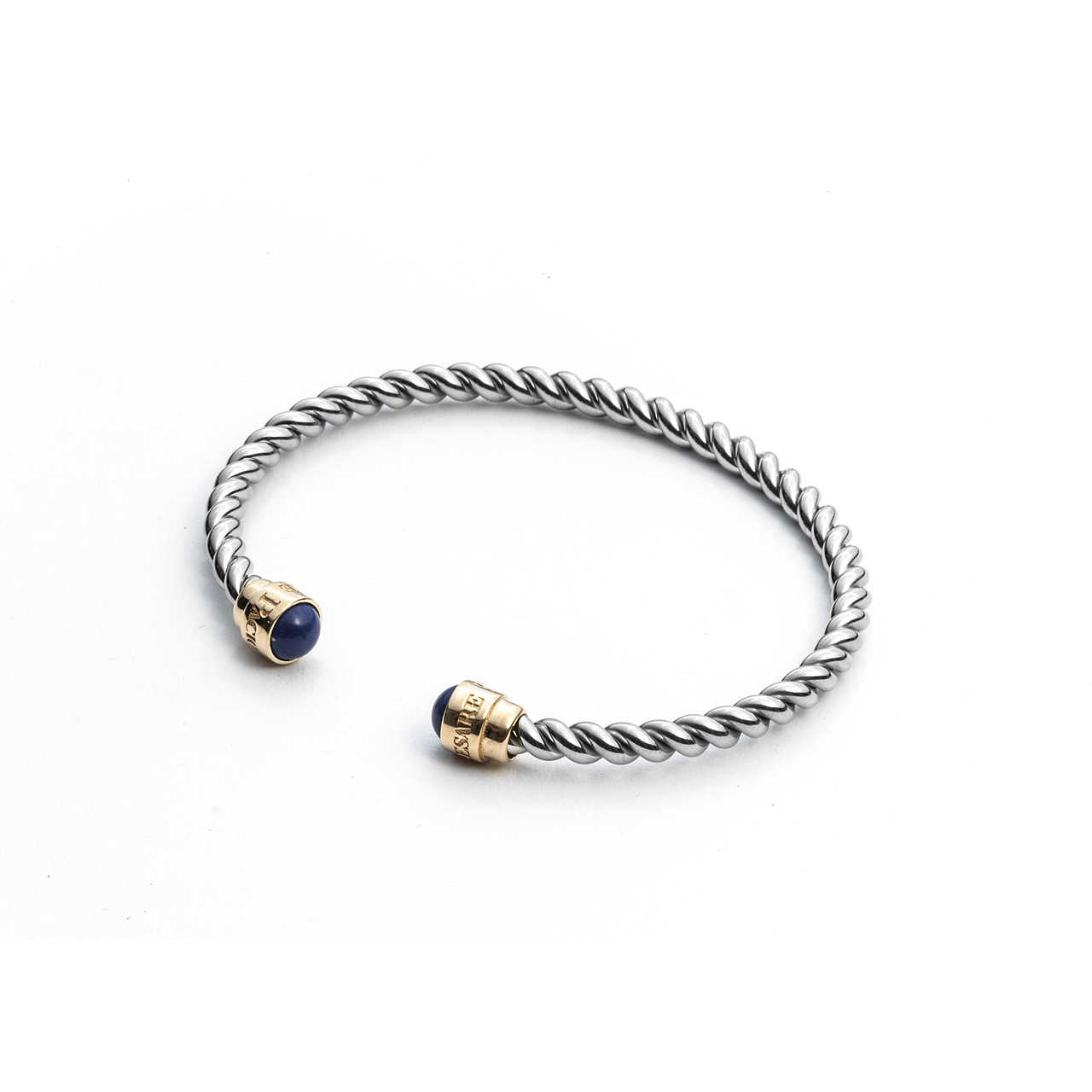 Bracciale T-Shape in acciaio con pietra - CESARE PACIOTTI