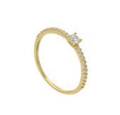 Anello da donna in oro giallo 18 kt - ORO&CO