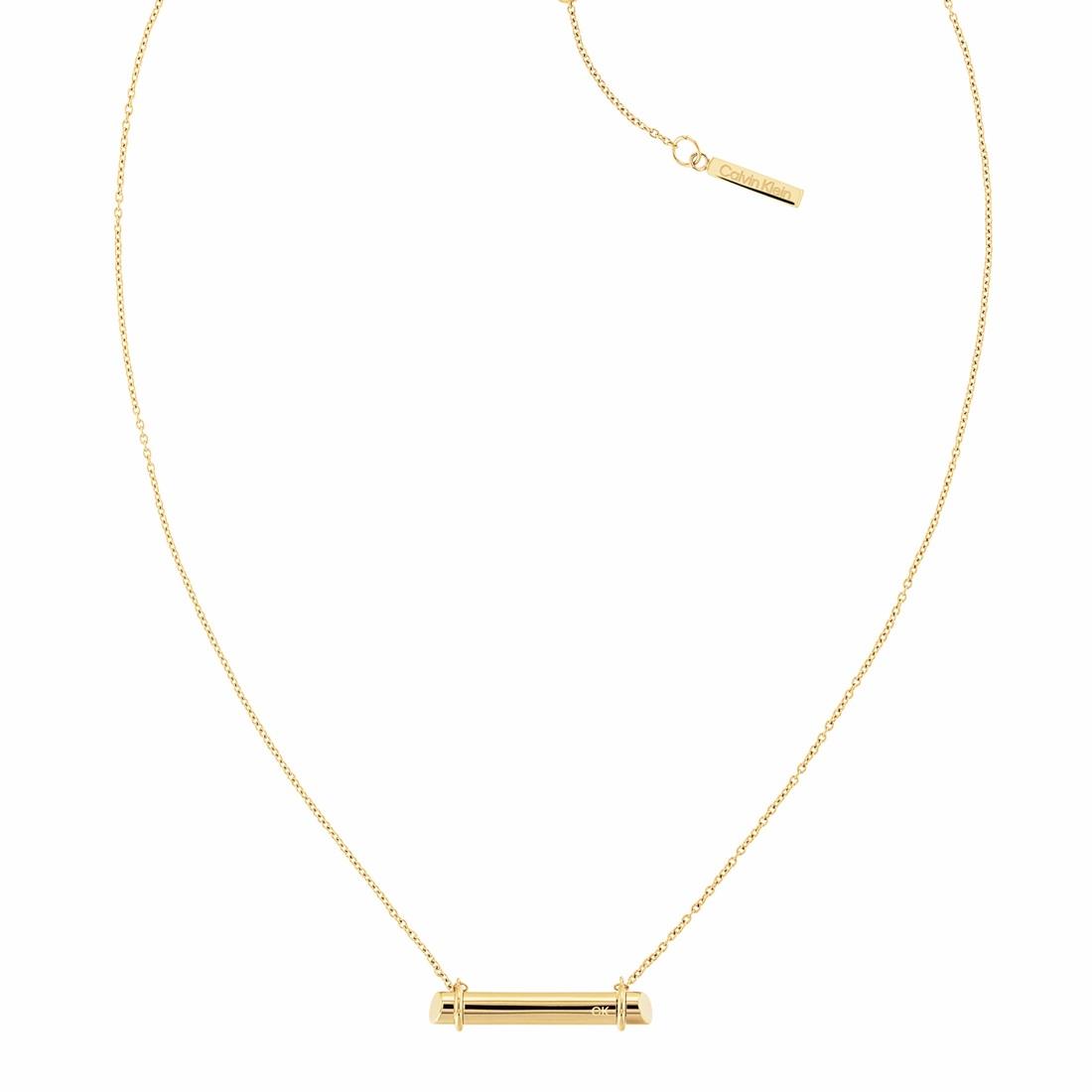 Women's necklace in golden steel - CALVIN KLEIN