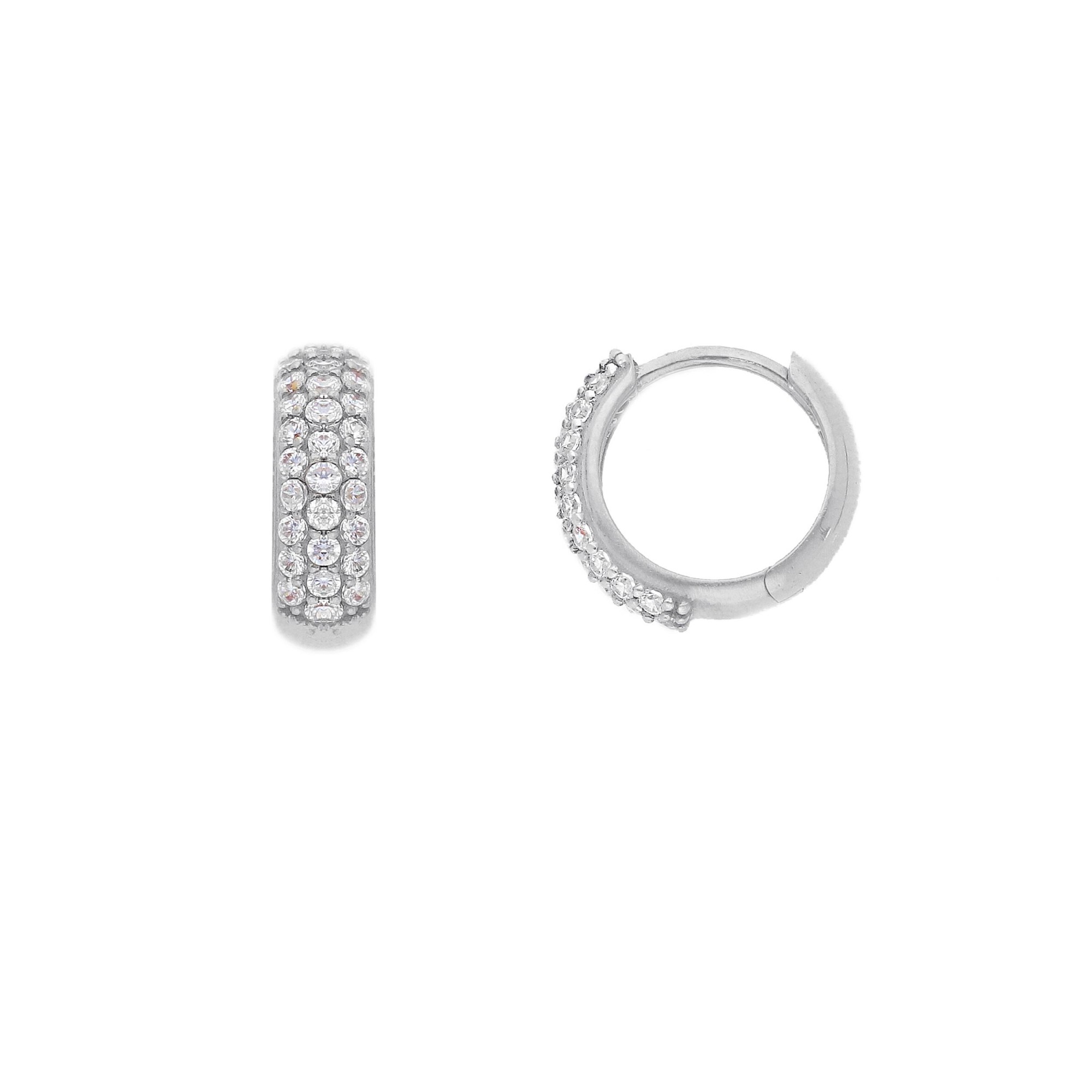 Orecchini da donna in oro bianco 18 kt - ORO&CO