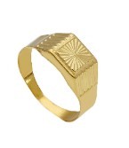 Anello da uomo in oro giallo 18 kt - ORO&CO