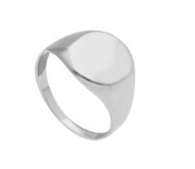 Anello da uomo in oro bianco 18 kt - ORO&CO