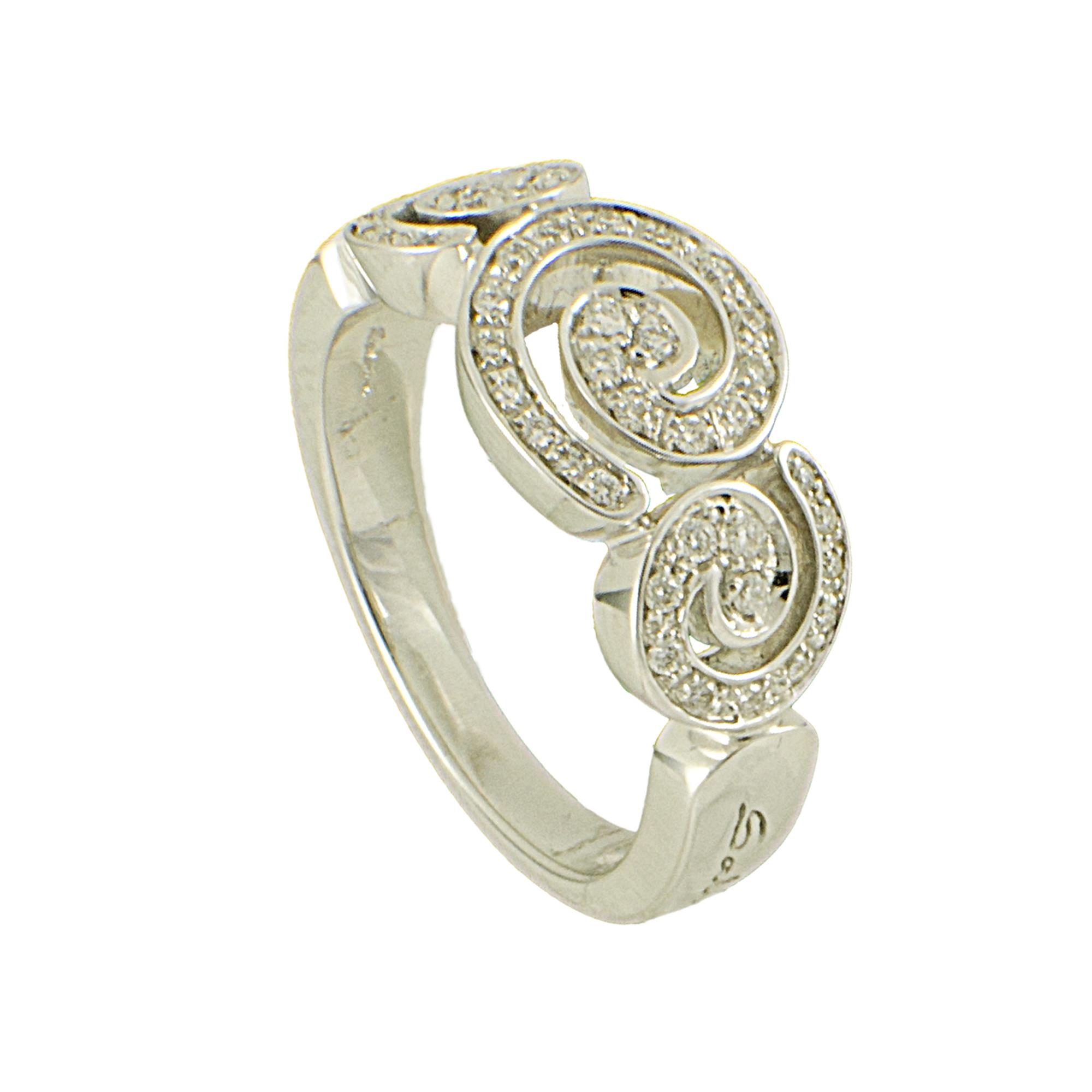 ANELLO IN ORO BIANCO E DIAMANTI CT 0,25 MIS 15 - SALVINI