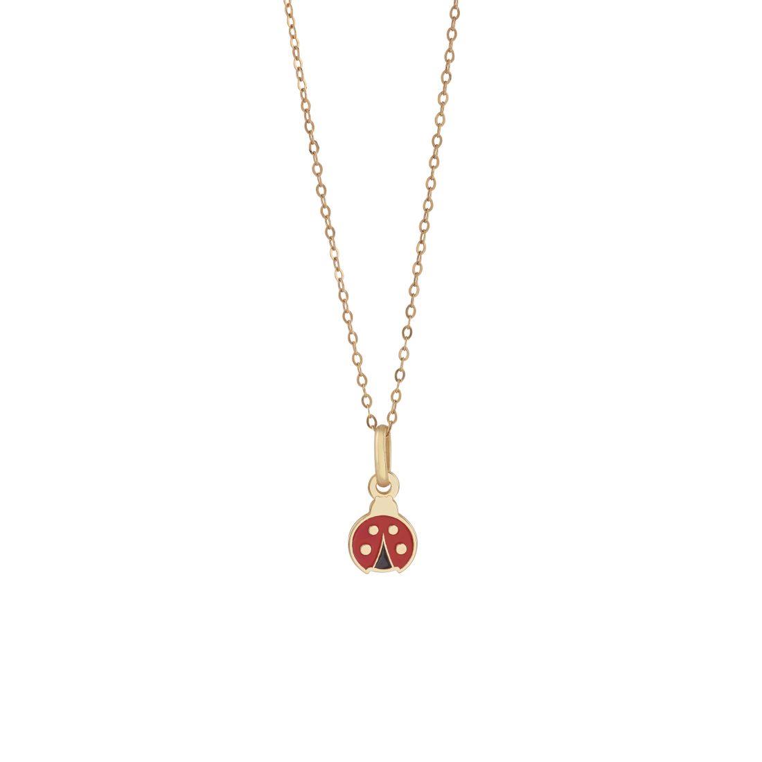 Collana My Baby in oro con coccinella - BLISS