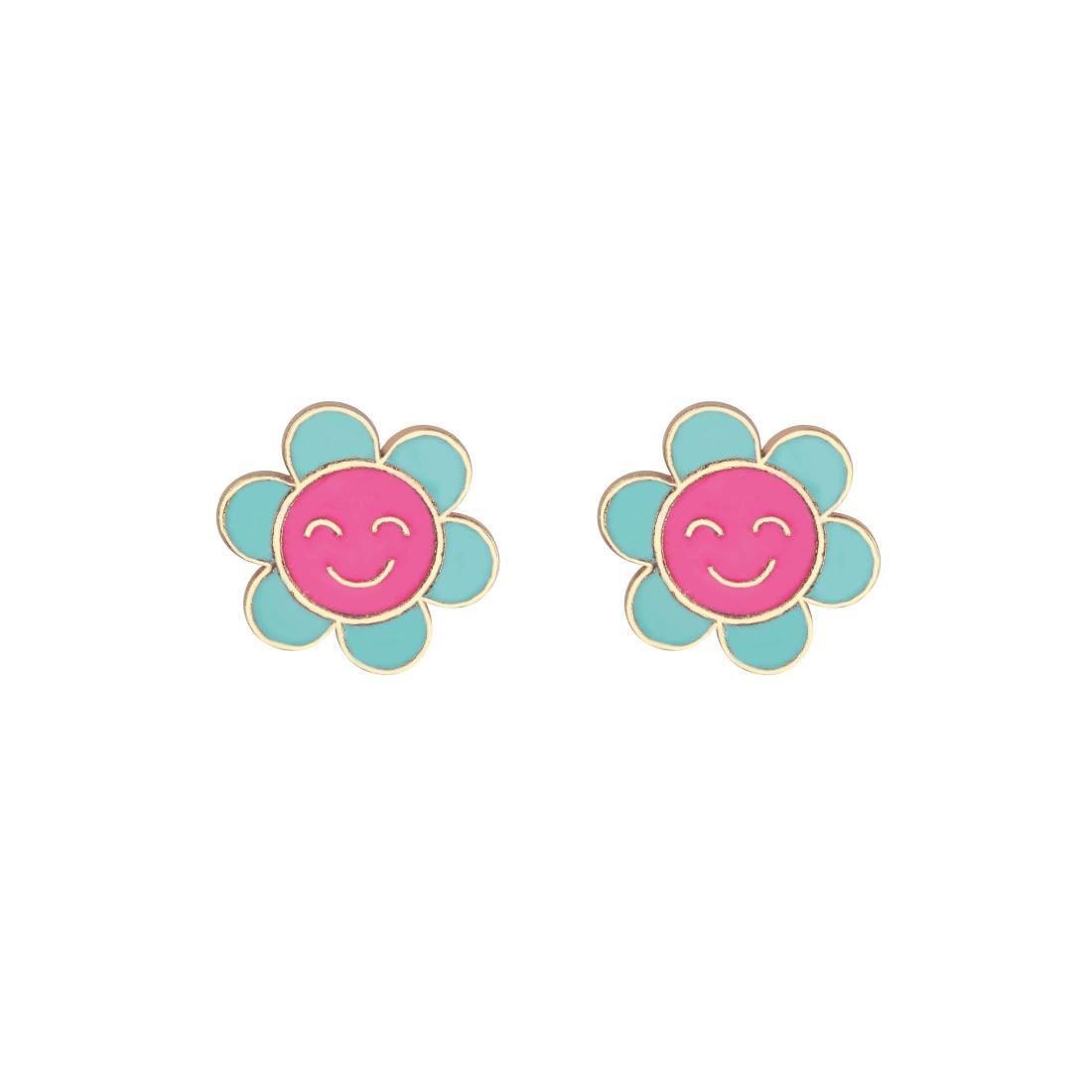 My Baby earrings with flower - BLISS