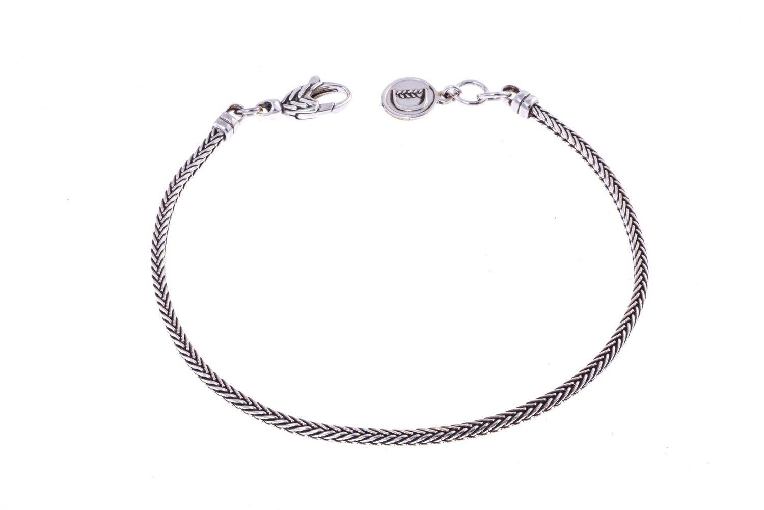 Silver bracelet with ear motif - DUEAERRE 1938