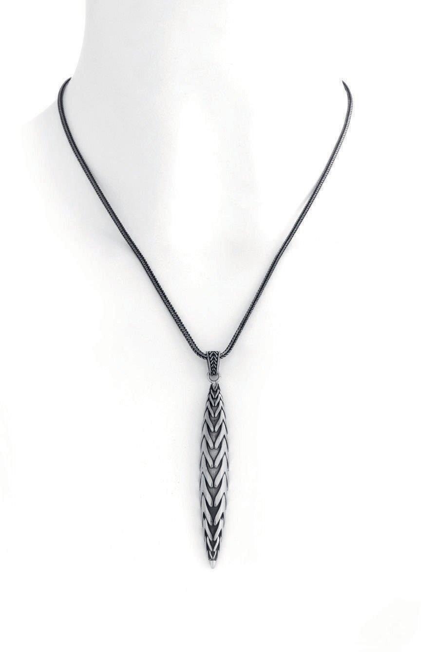 Collana in argento con pendente spiga - DUEAERRE 1938