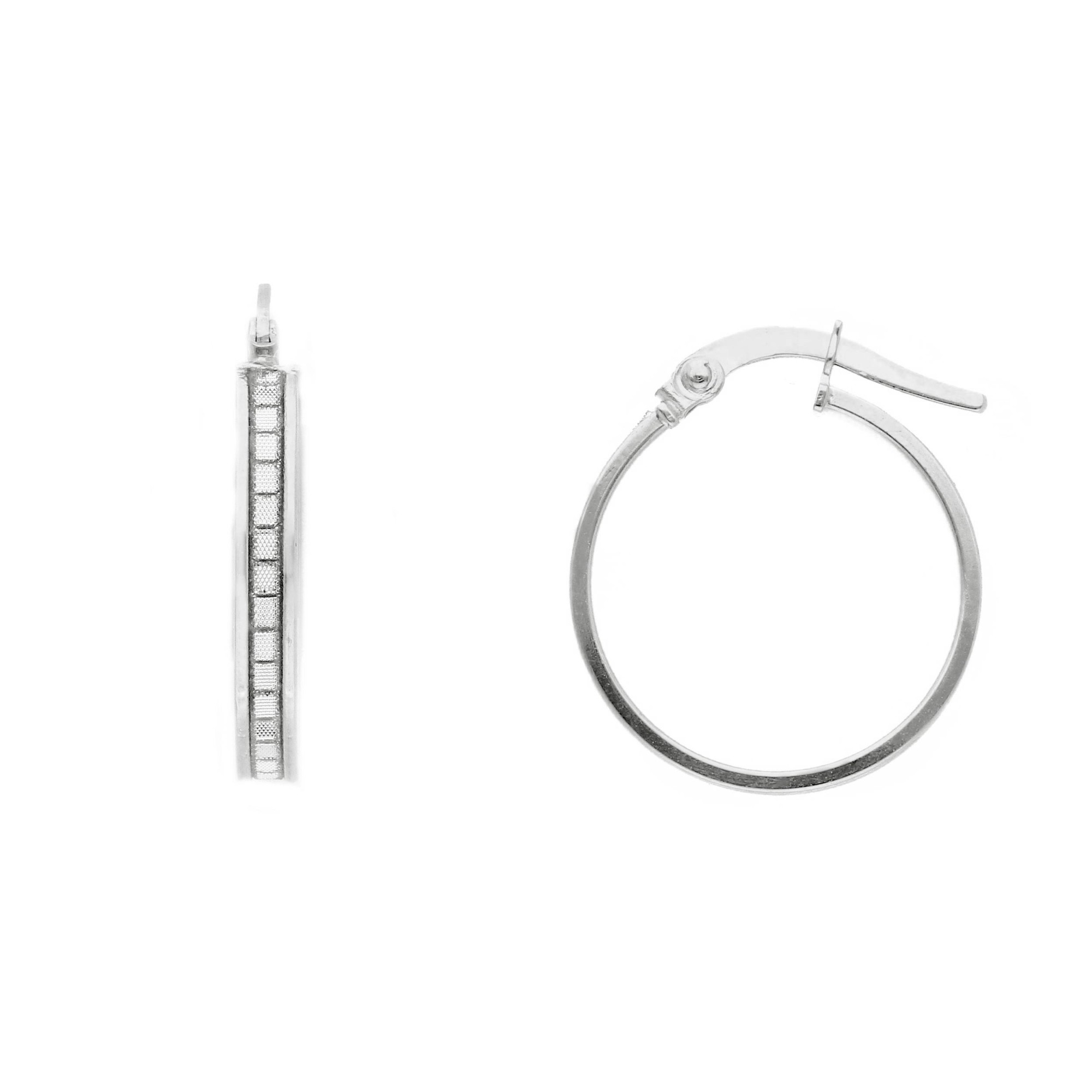 Orecchini da donna in oro bianco 18 kt - ORO&CO