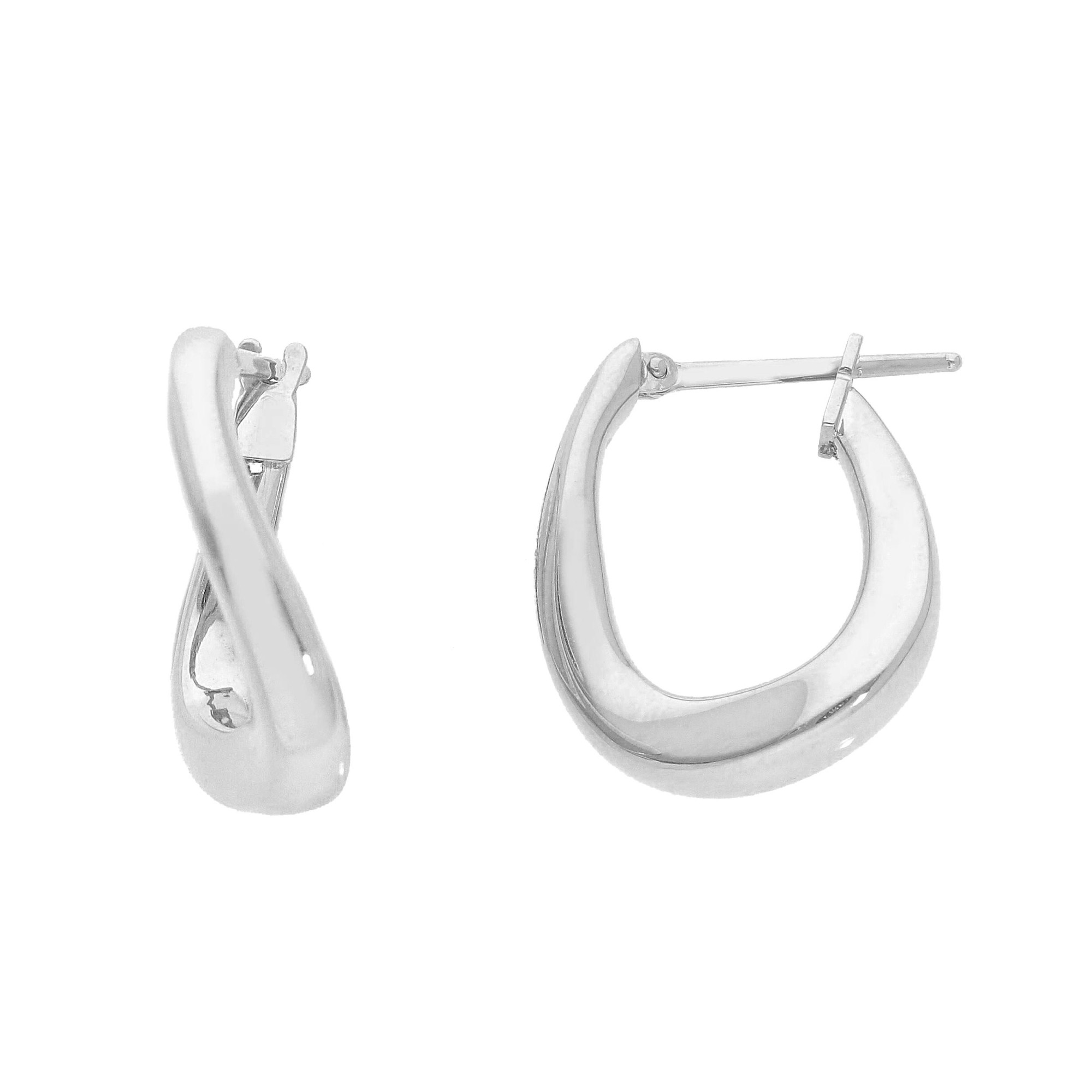 Orecchini da donna in oro bianco 18 kt - ORO&CO