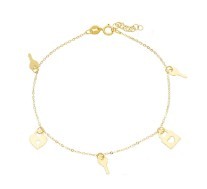 Bracciale da donna in oro giallo 18 kt - ORO&CO