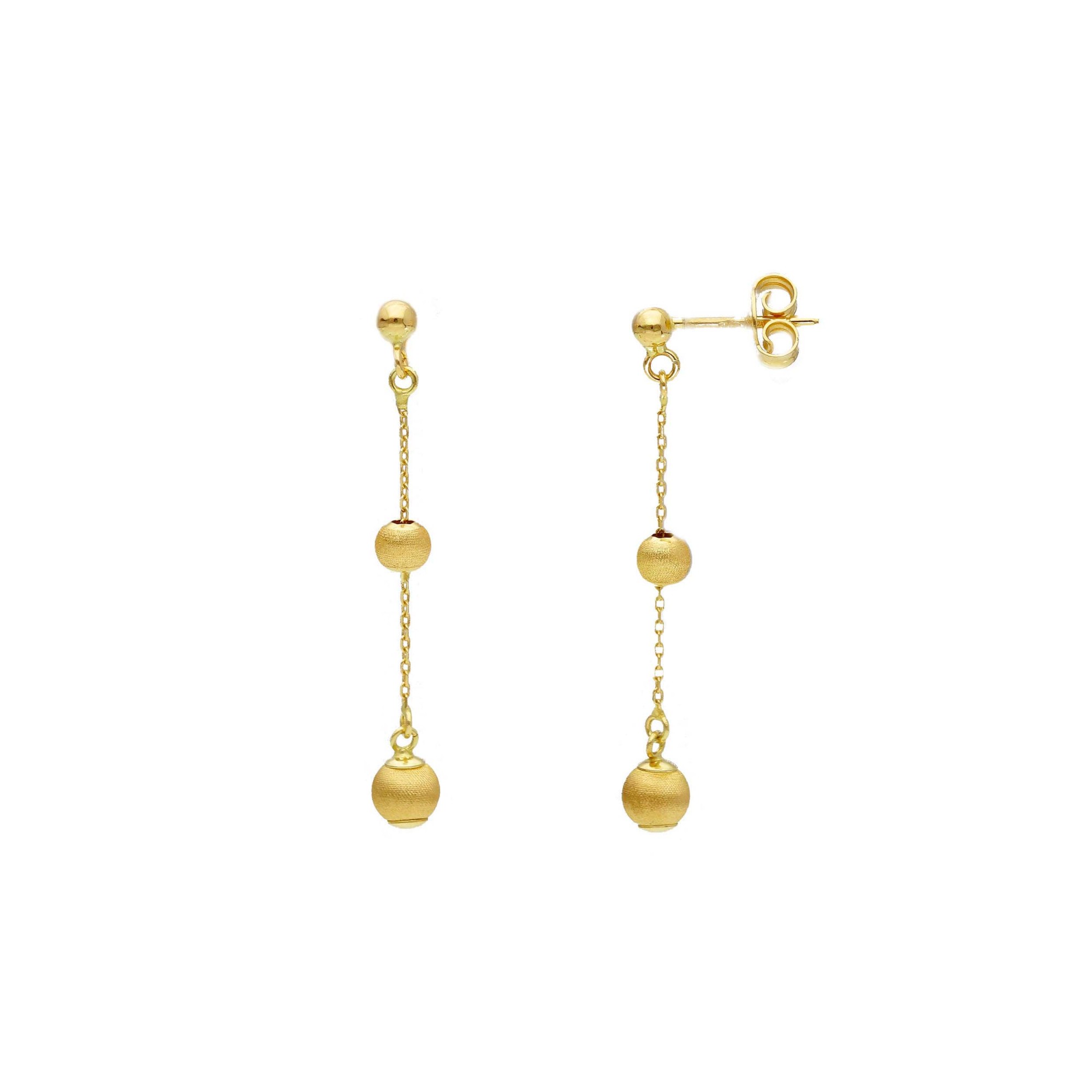 Orecchini da donna in oro giallo 18 kt - ORO&CO