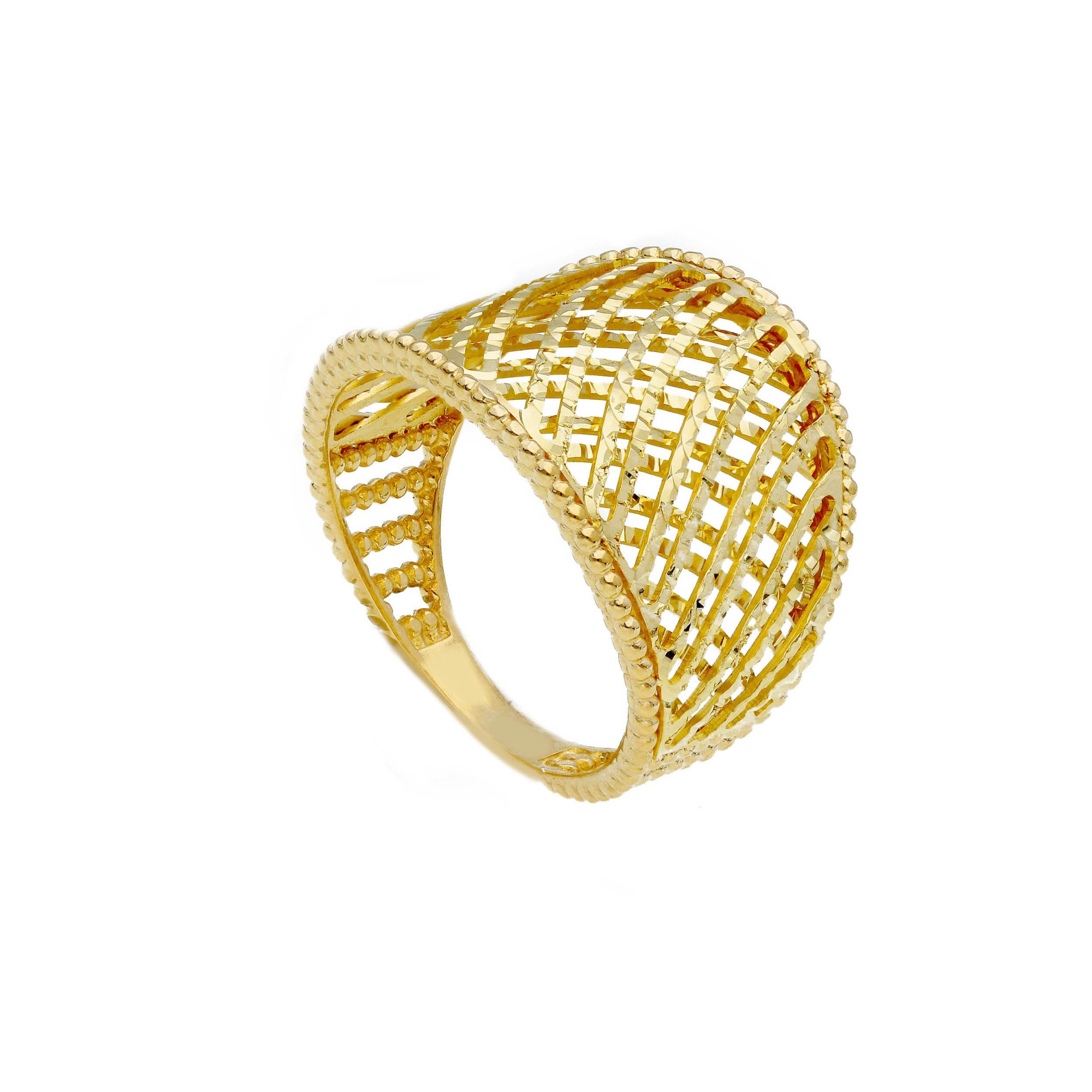 Anello da donna in oro giallo 18 kt - ORO&CO