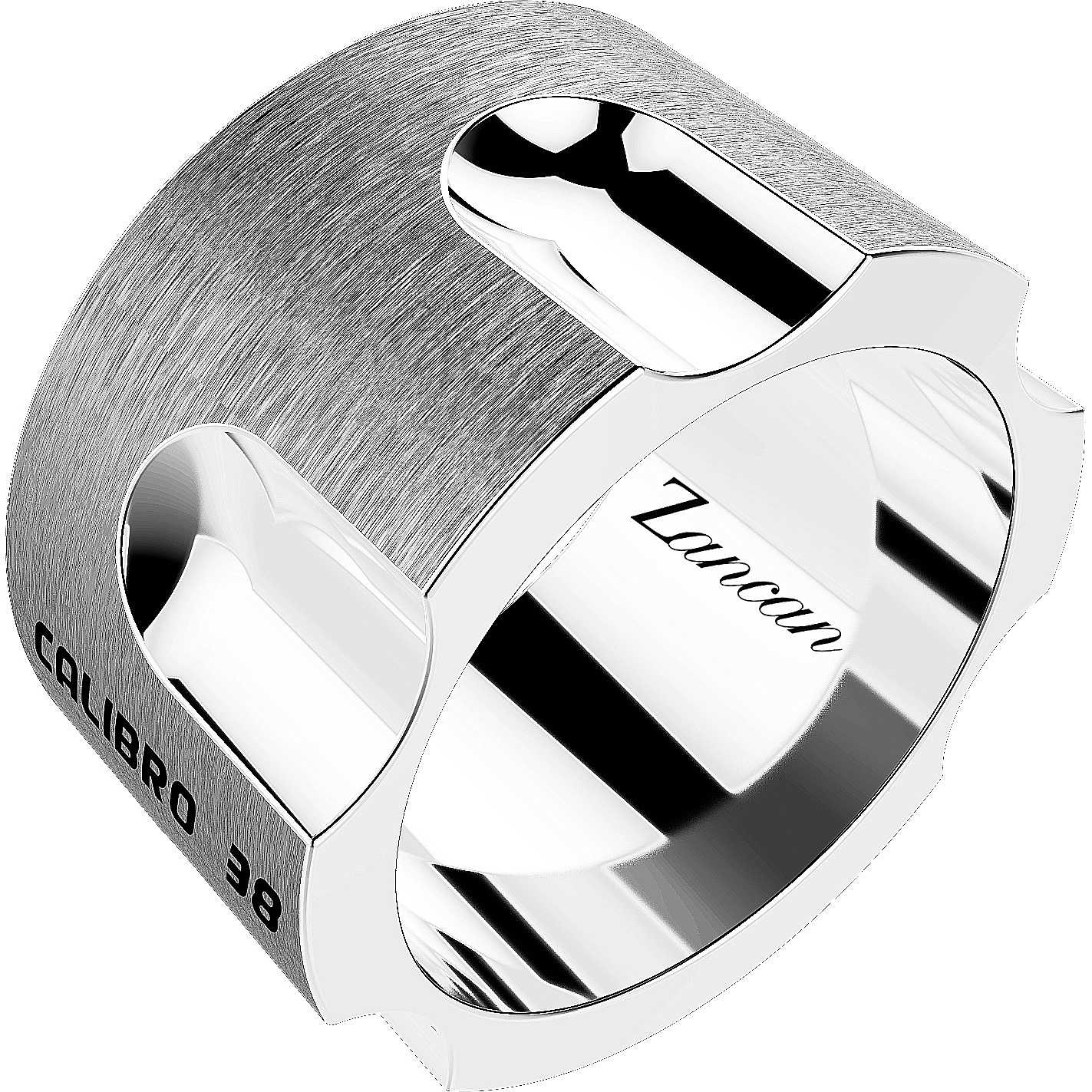 Anello in argento con trattamento nero - ZANCAN