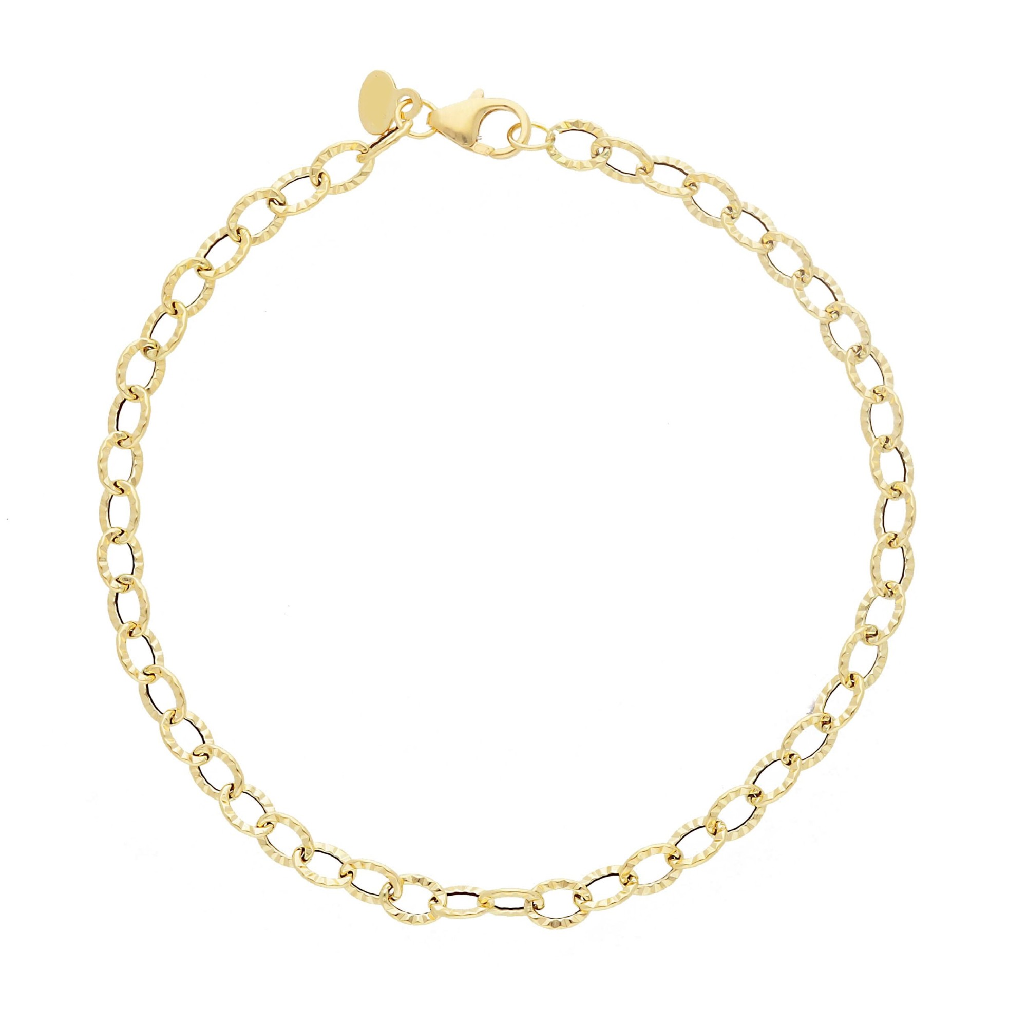 Bracciale a catena in oro 18kt giallo - ORO&CO