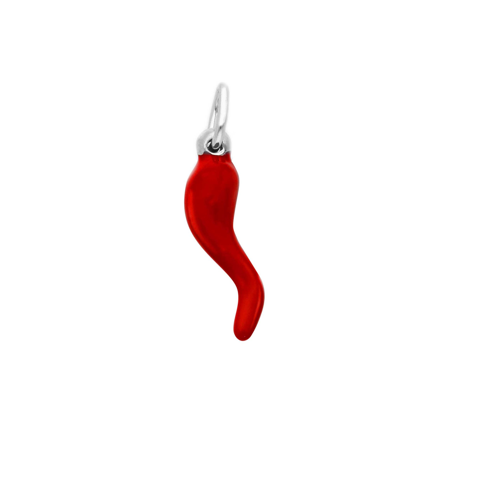 Colgante pimiento en plata esmaltada roja 2,5 cm ORO&CO 925 - ORO&CO 925