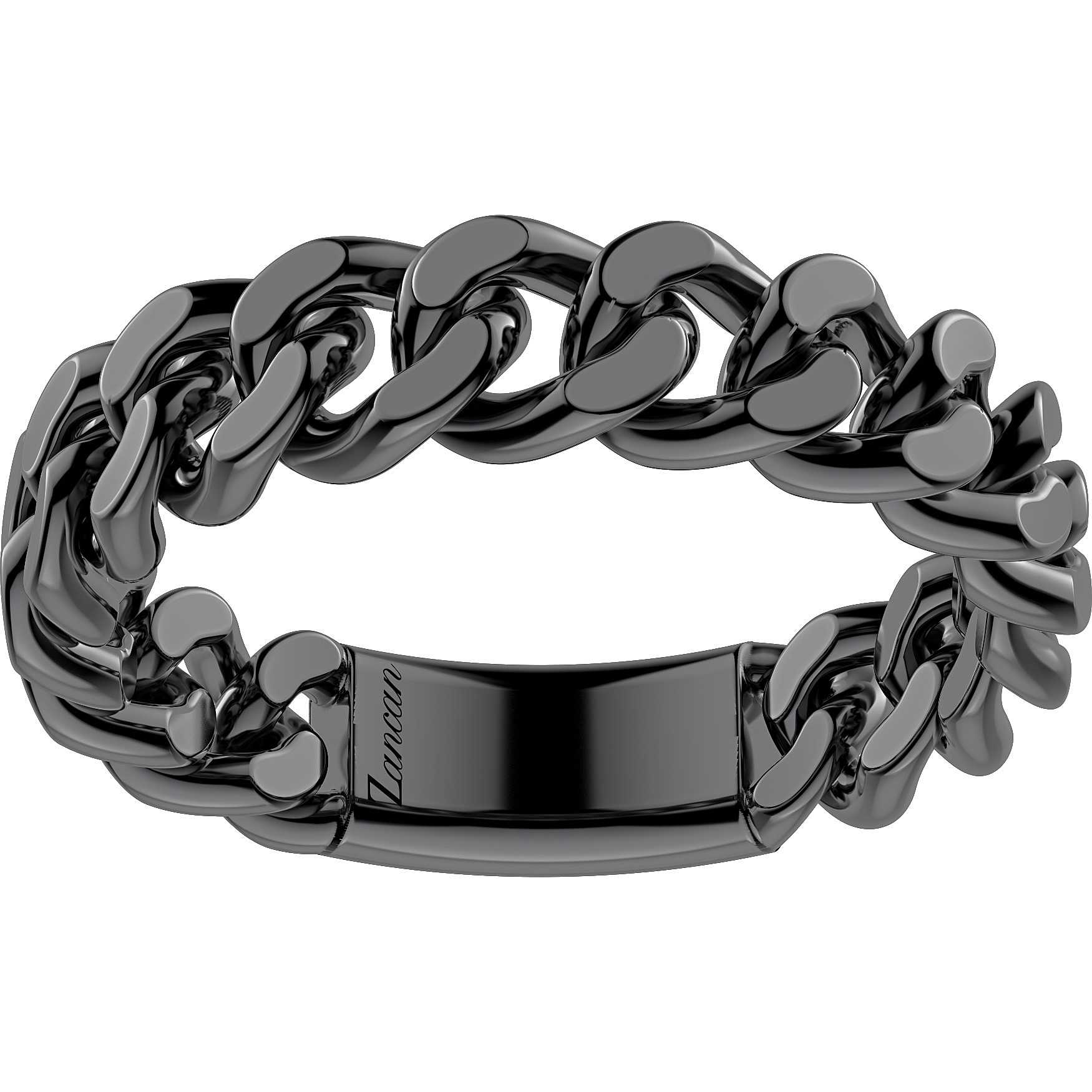 Anello in argento con trattamento nero - ZANCAN