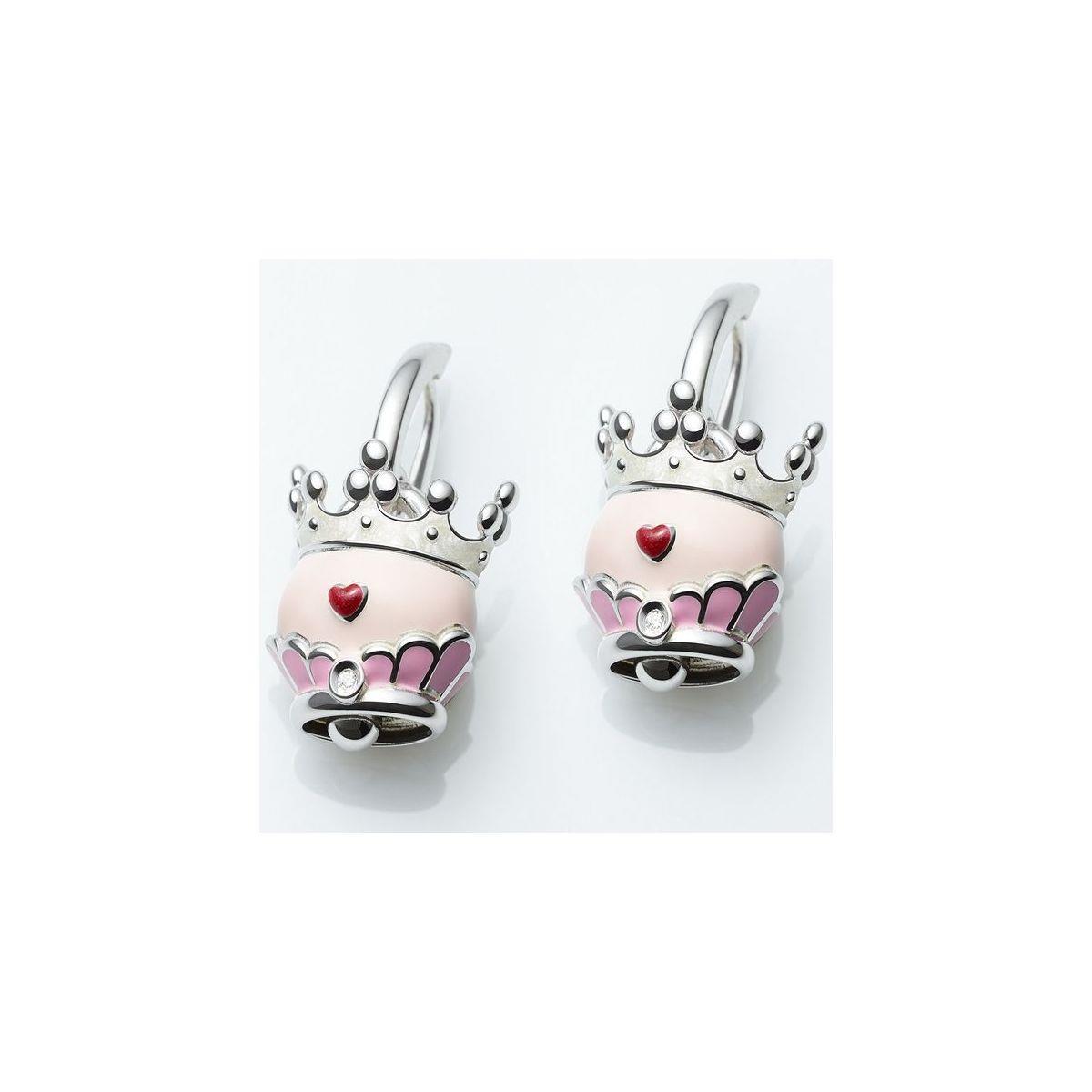 Queen Campanella earrings in silver - CHANTECLER