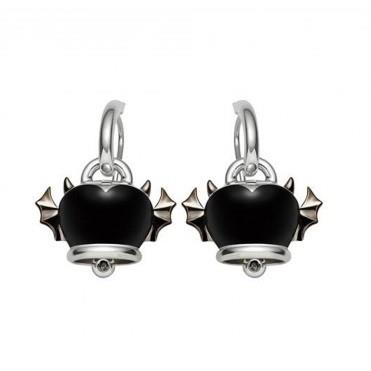 Angel and Devil bell earrings - CHANTECLER