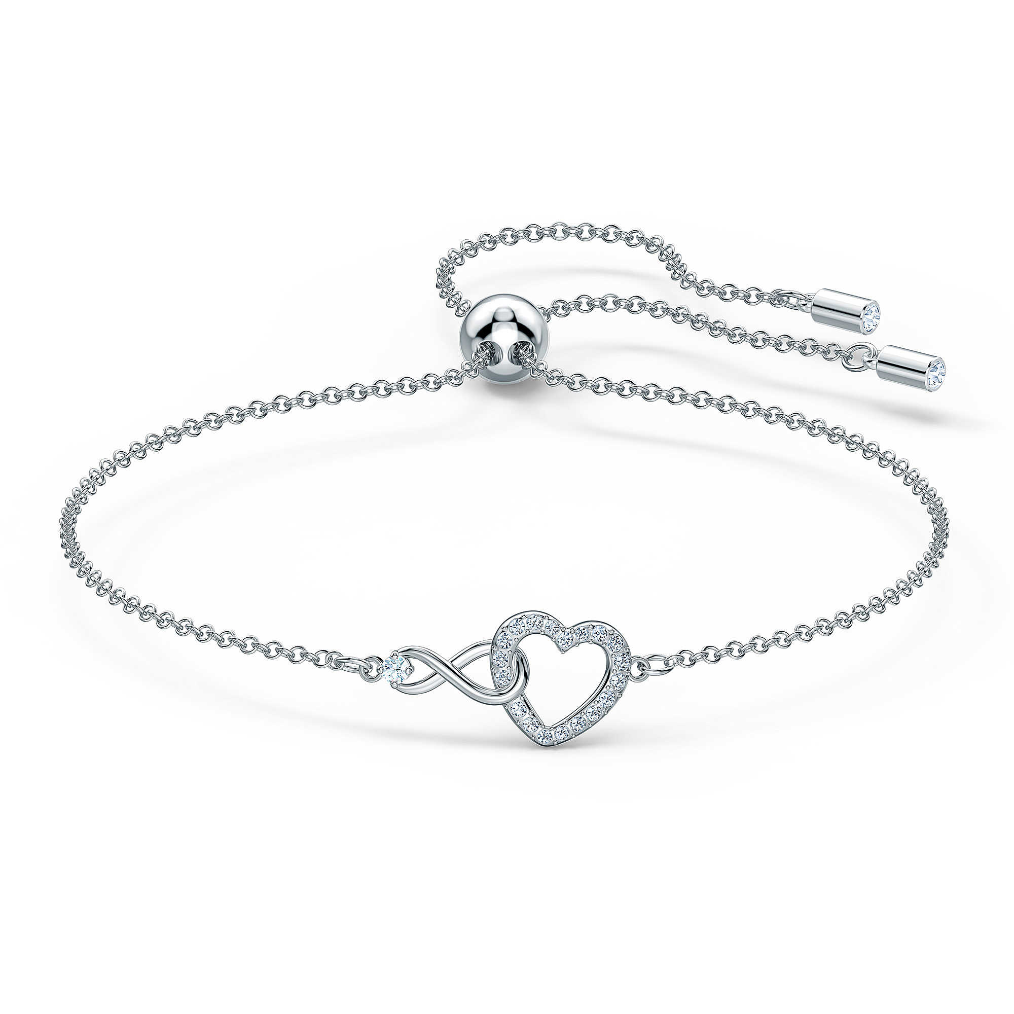 Bracciale Swa Infinity con cristalli bianchi - SWAROVSKI