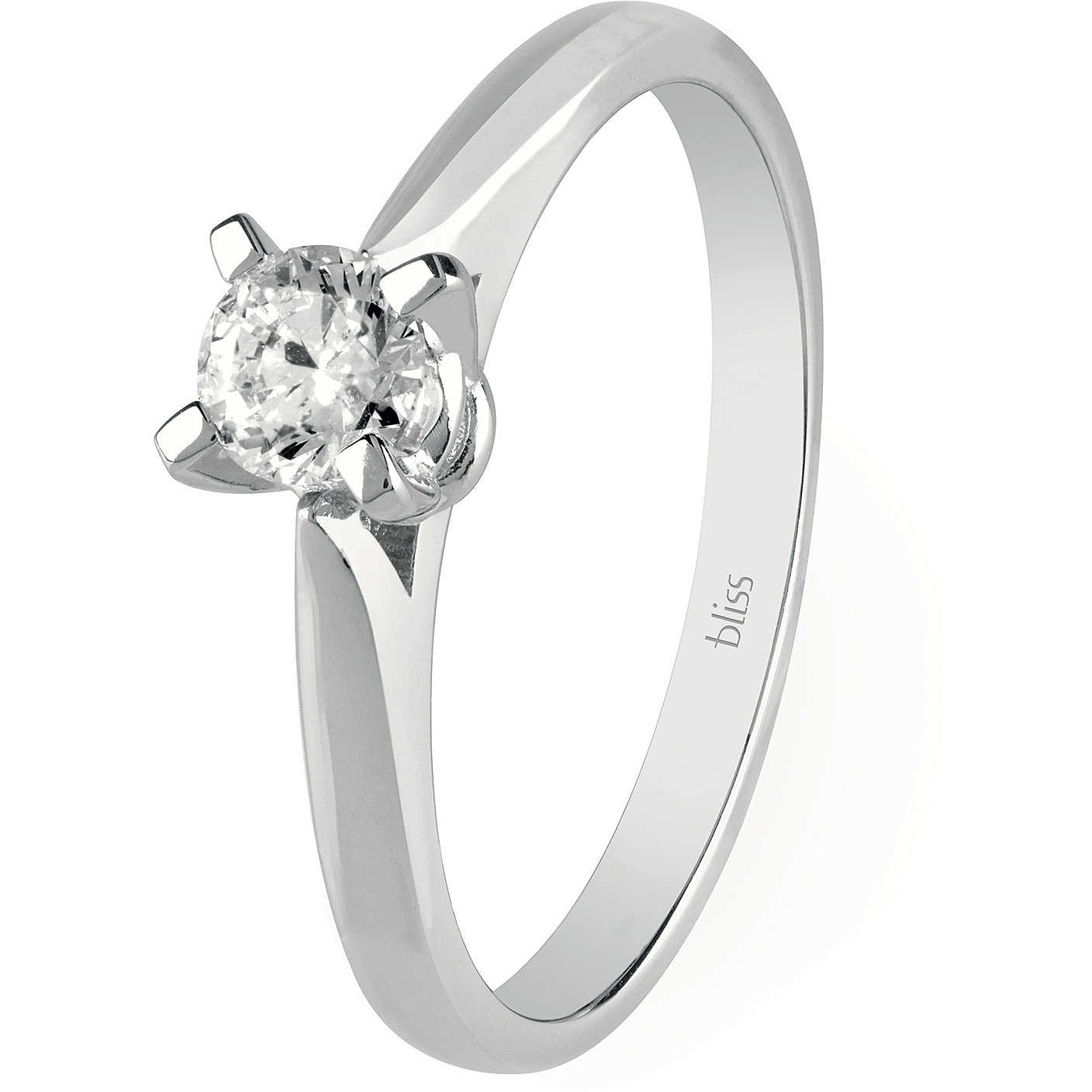 18 kt white gold ring with 0.10 ct diamond Dream Bliss - BLISS