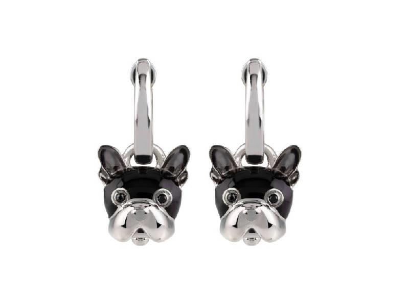 Chantecler silver dog earrings - CHANTECLER