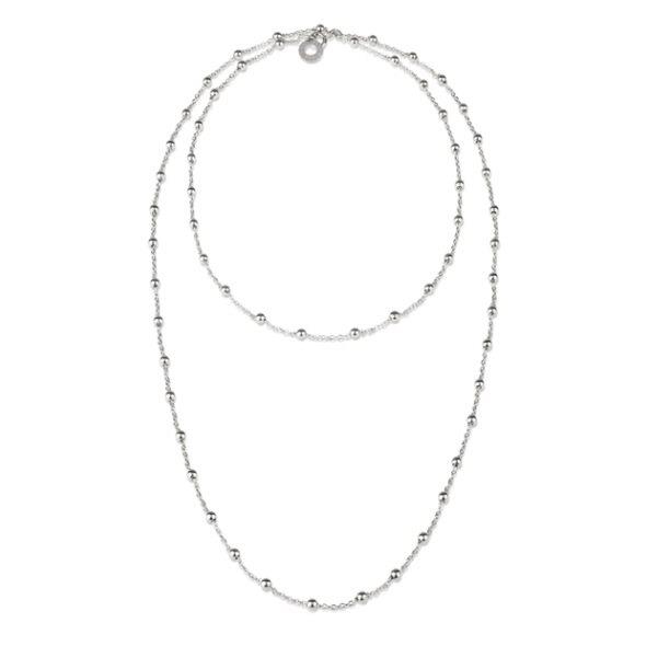 Et Voil&agrave; long necklace in silver - CHANTECLER