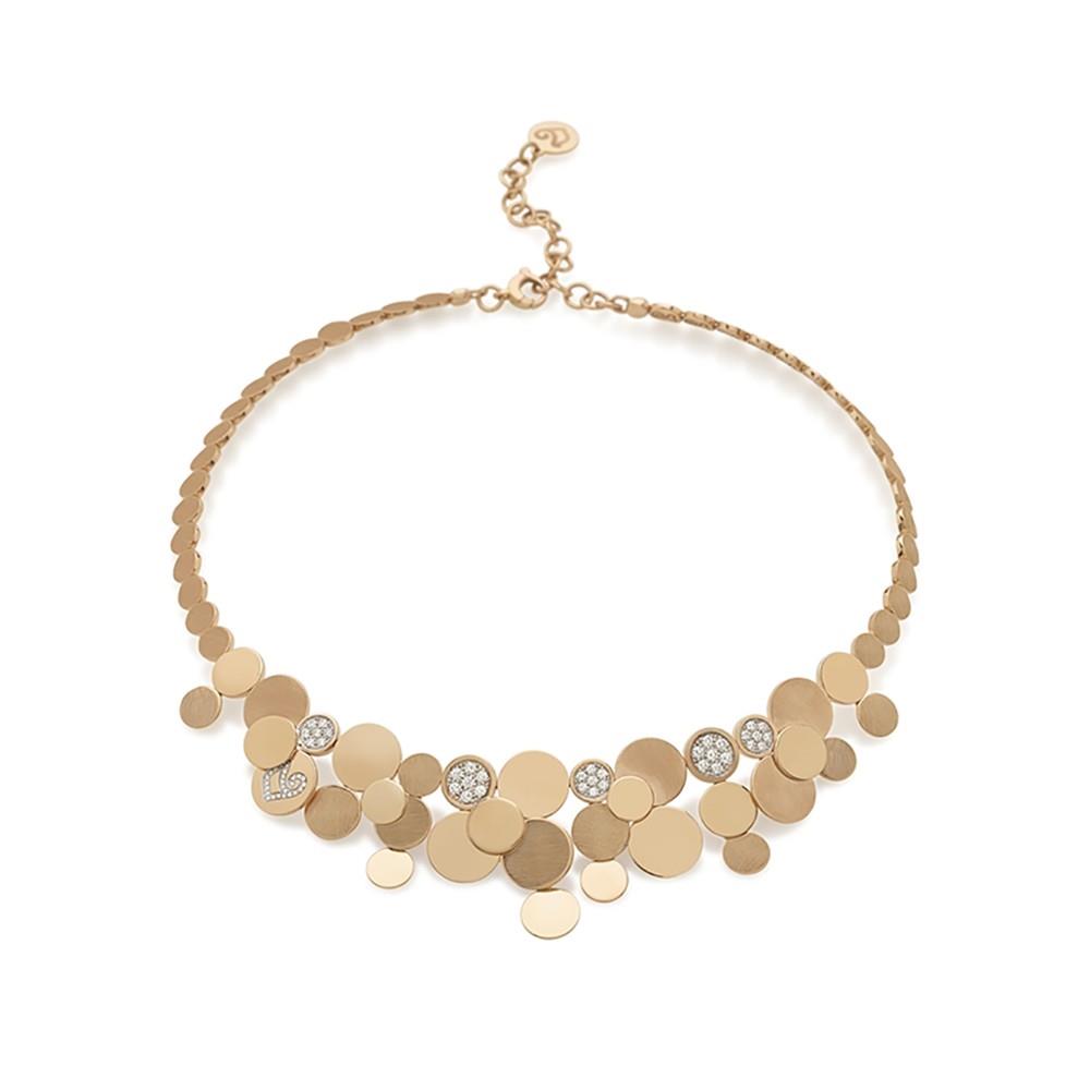 Chantecler "cascade" necklace in rose gold and diamonds - CHANTECLER
