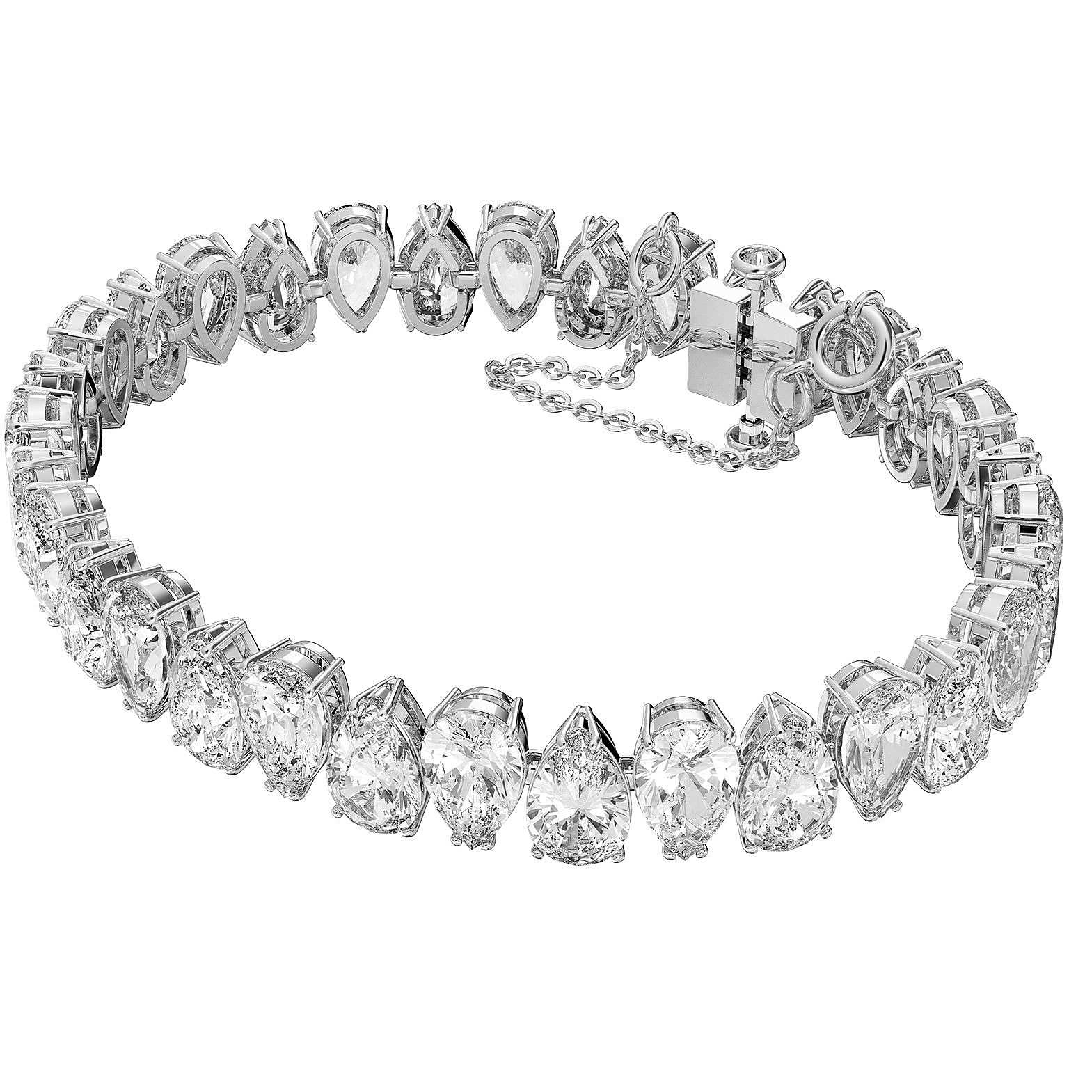 Bracciale Matrix Tennis con cristalli bianchi - SWAROVSKI