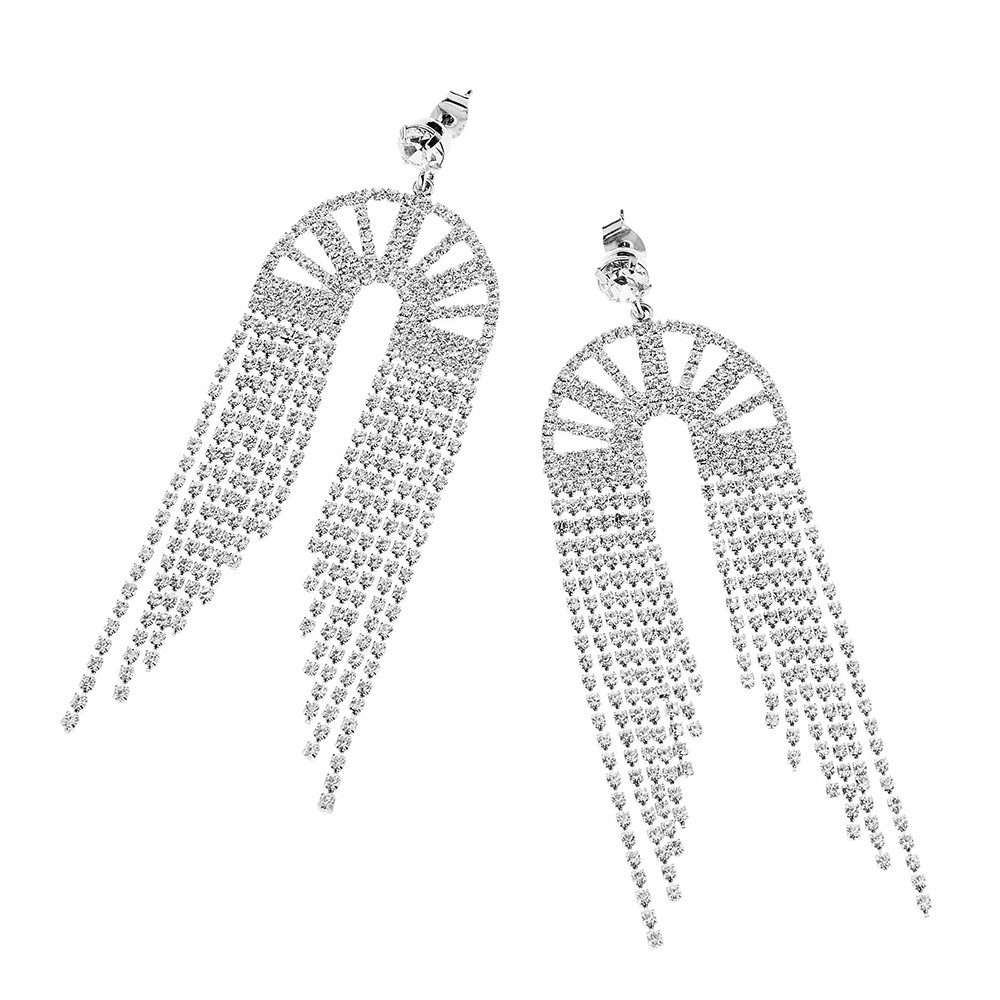 Orecchini Ottaviani con strass e cristalli - OTTAVIANI