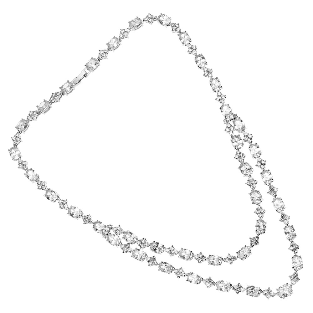 Collana multifilo Ottaviani con cristalli bianchi - OTTAVIANI