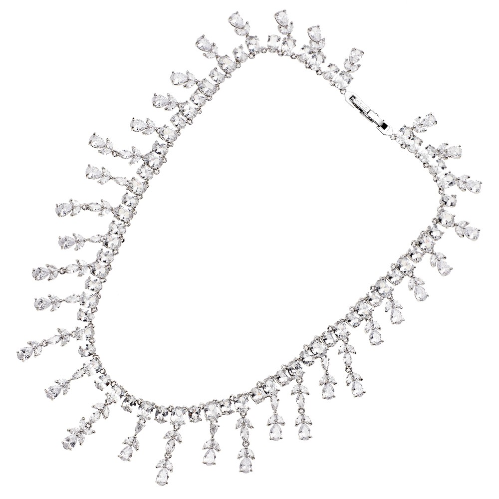 Collar Ottaviani de bronce con circonitas blancas - OTTAVIANI