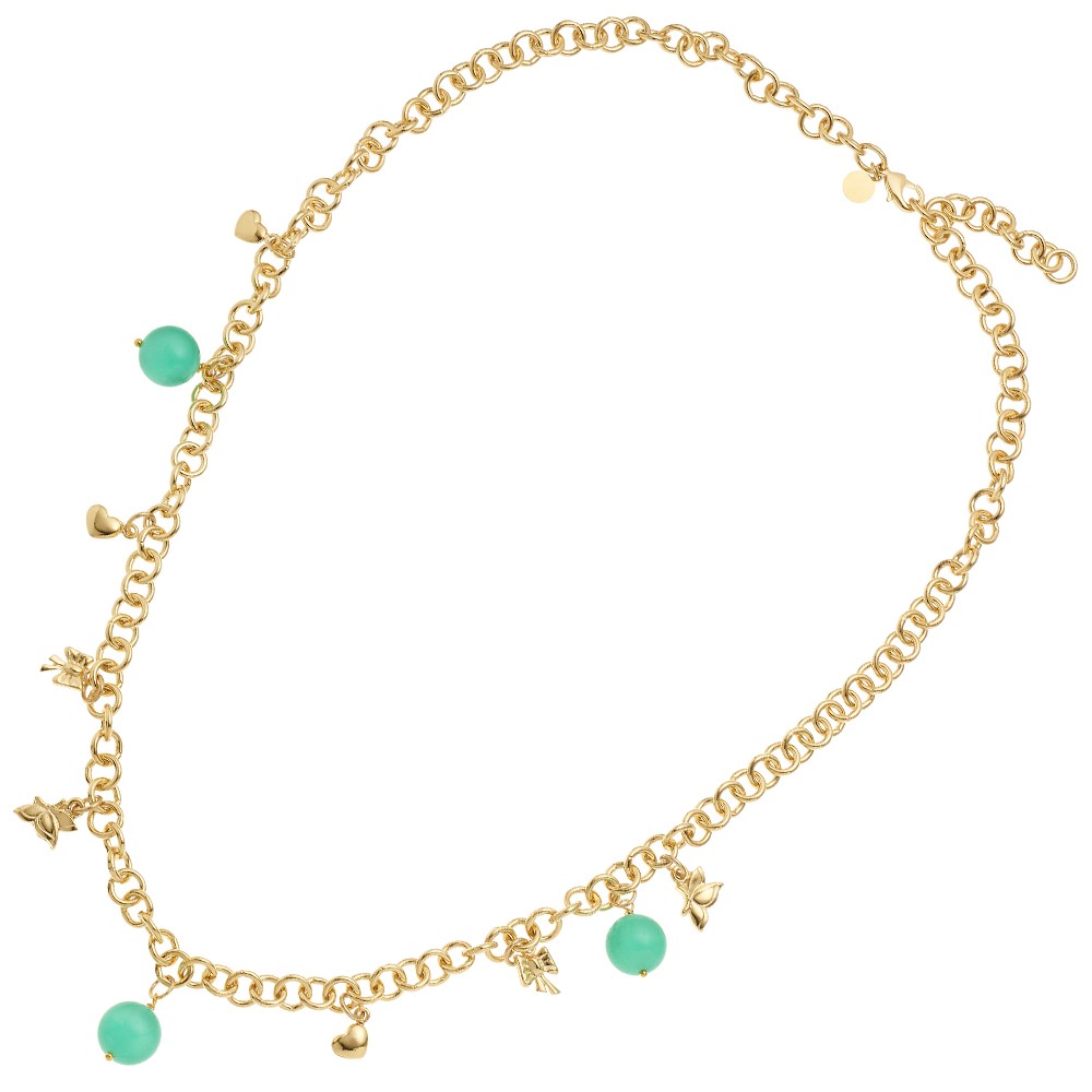 Collar Ottaviani dorado con resinas - OTTAVIANI