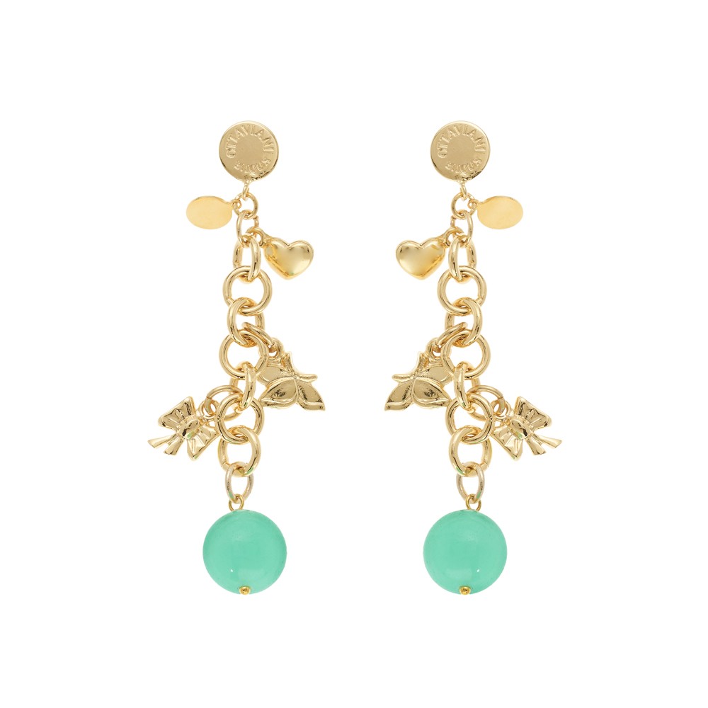 Orecchini Ottaviani in lega di zinco dorati - OTTAVIANI