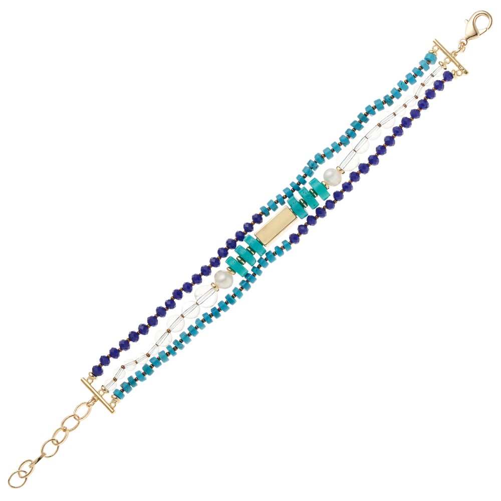 Bracciale Ottaviani con perline e perle - OTTAVIANI