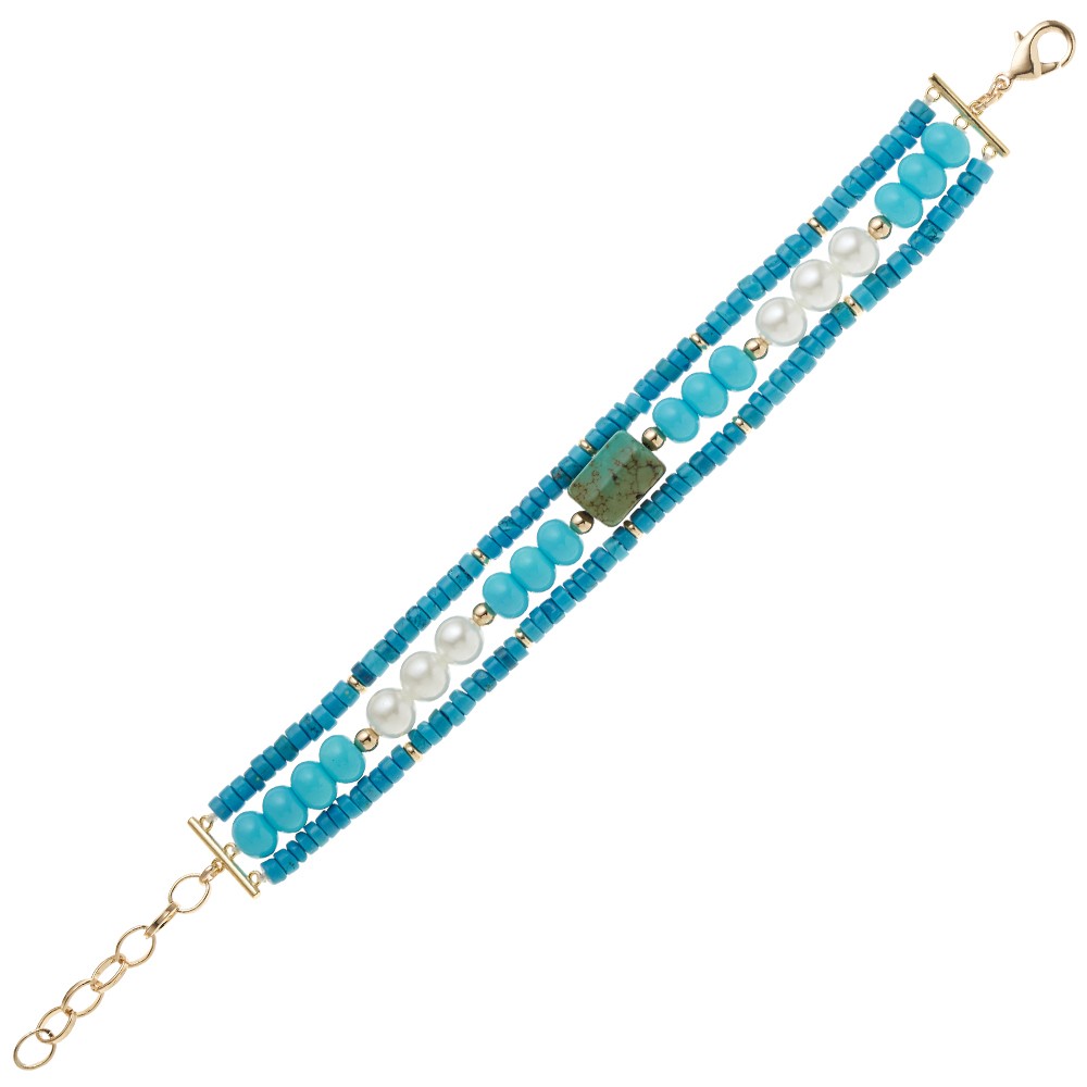 Bracciale Ottaviani con perline e perle - OTTAVIANI