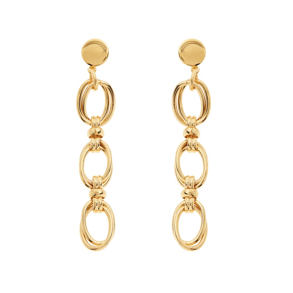 Pendientes Ottaviani chapados en oro - OTTAVIANI