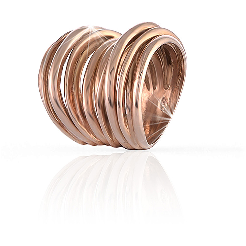 Anello in argento bianco dal design essenziale - UNOAERRE FASHION JEWELLERY