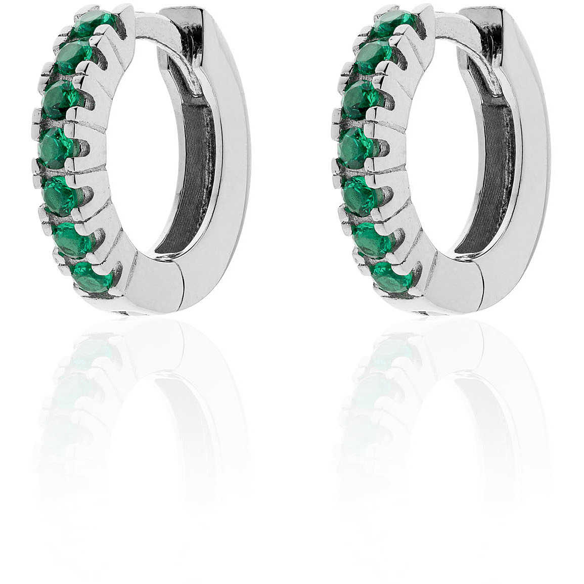 Orecchini in metallo dorato con smalto rosa e fucsia - UNOAERRE FASHION JEWELLERY
