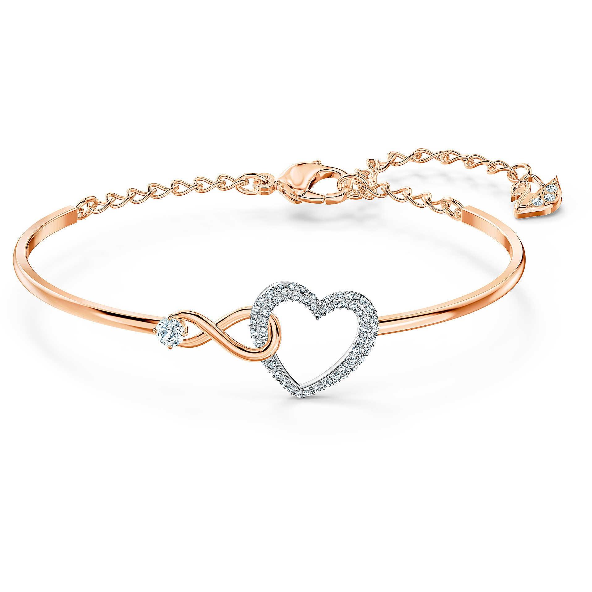 Swa Infinity bracelet with crystals - SWAROVSKI