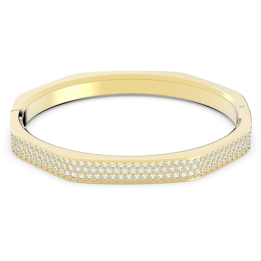 Dextera bangle bracelet with white crystals - SWAROVSKI