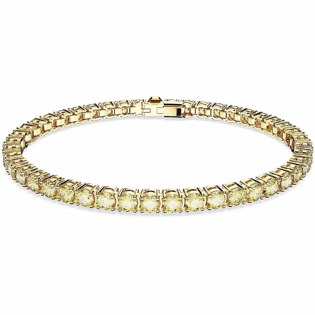 Bracciale tennis con zircone giallo - SWAROVSKI