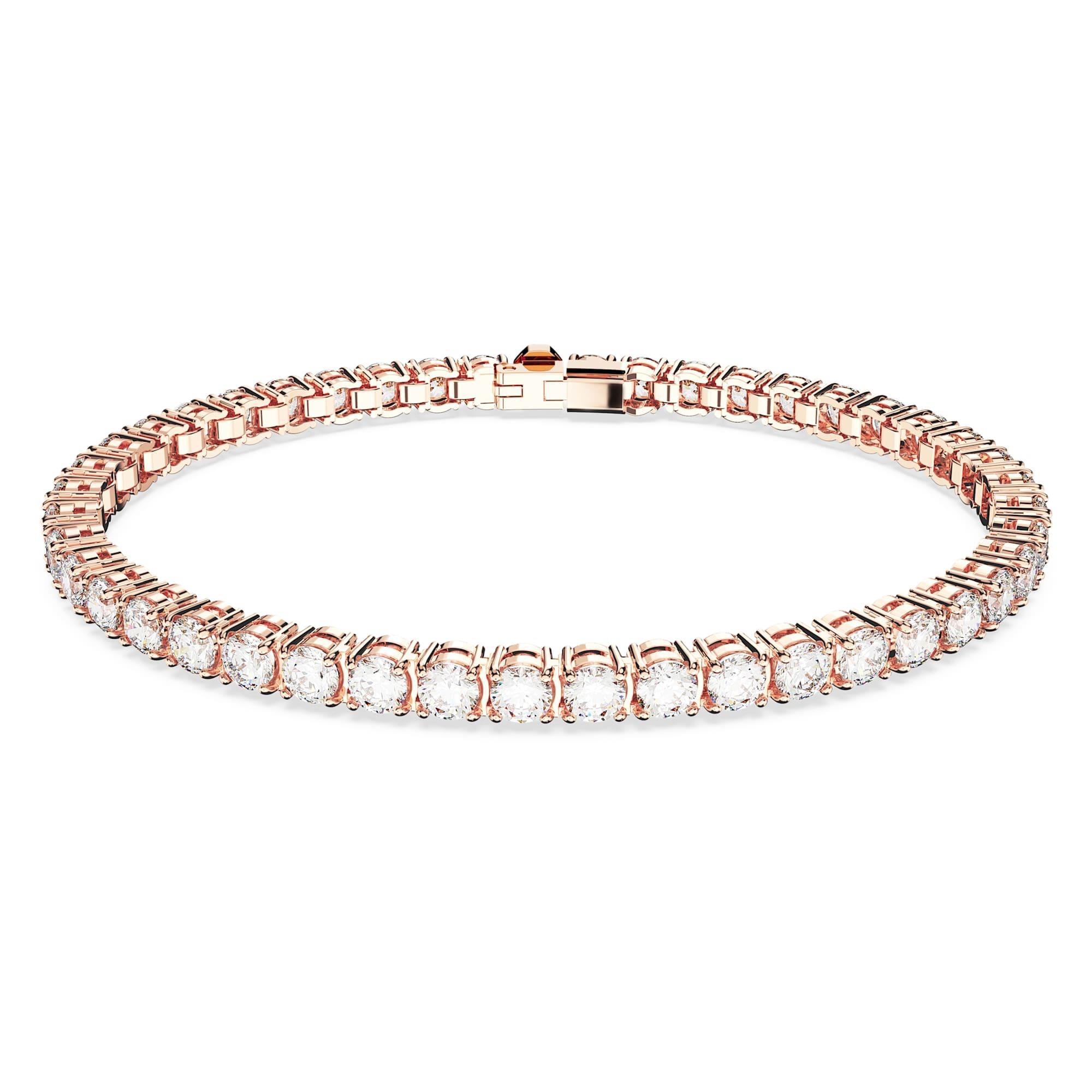 Matrix tennis bracelet with zirconia - SWAROVSKI