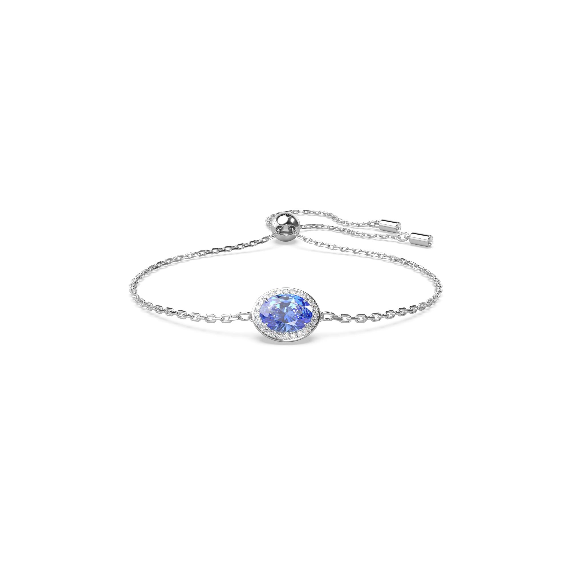 Bracelet with white and blue zirconia - SWAROVSKI