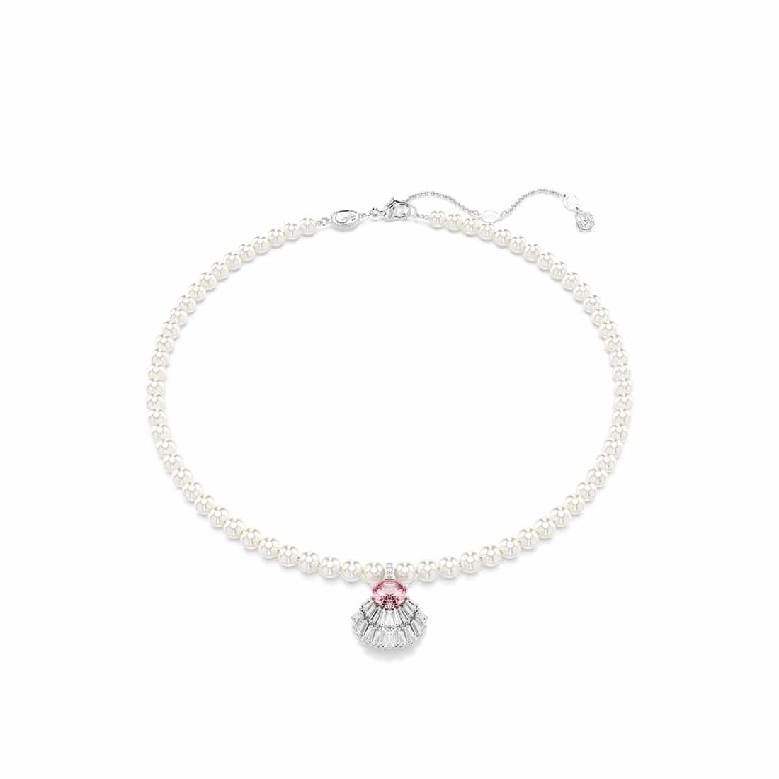 Idyllia necklace with pink shell - SWAROVSKI